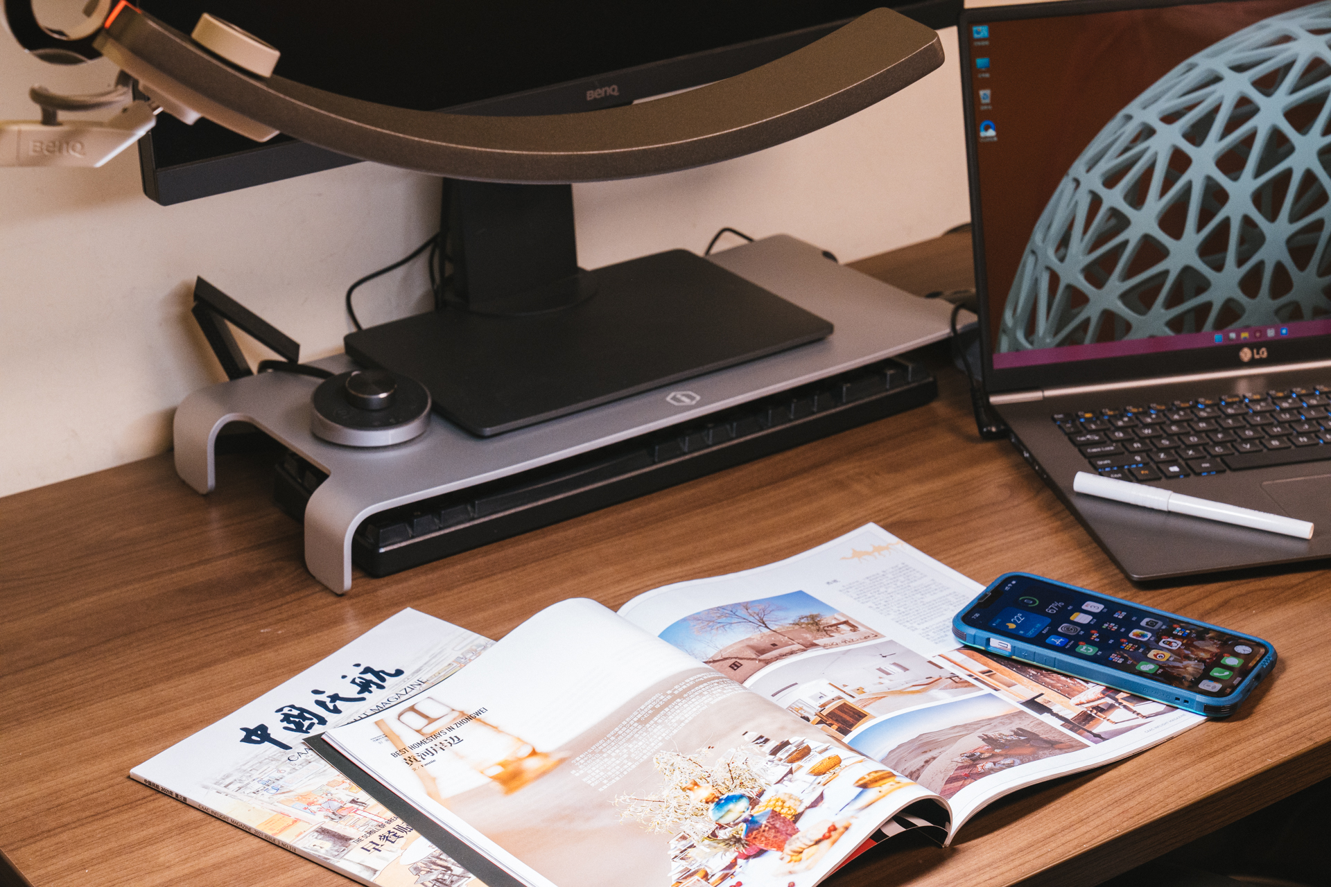 简洁条理，如何布置自己的办公桌面：轻办公好物分享