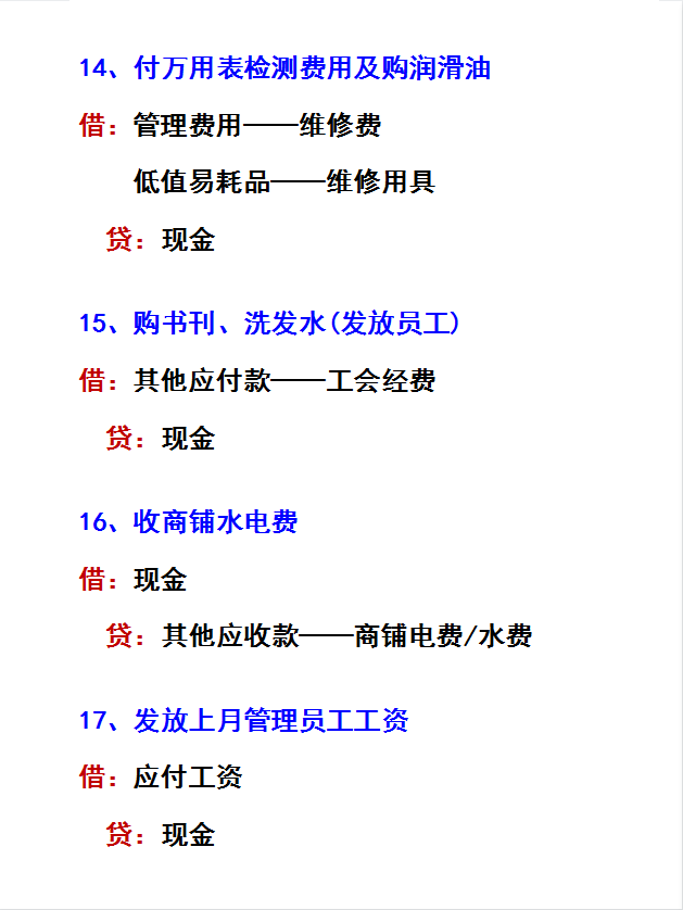物业会计不愧是行业内的白富美！有这份分录大全，小白也能拿高薪