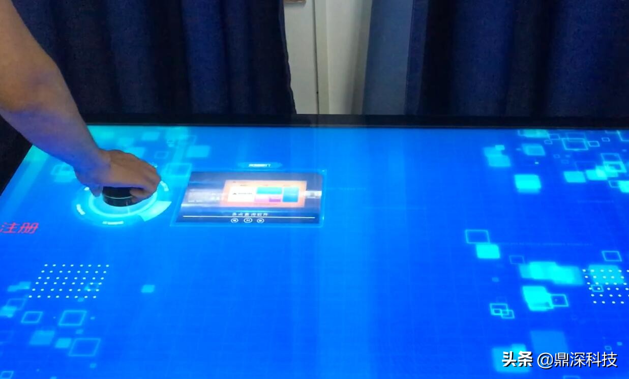 令牌识别互动软件｜物体识别触摸桌软件