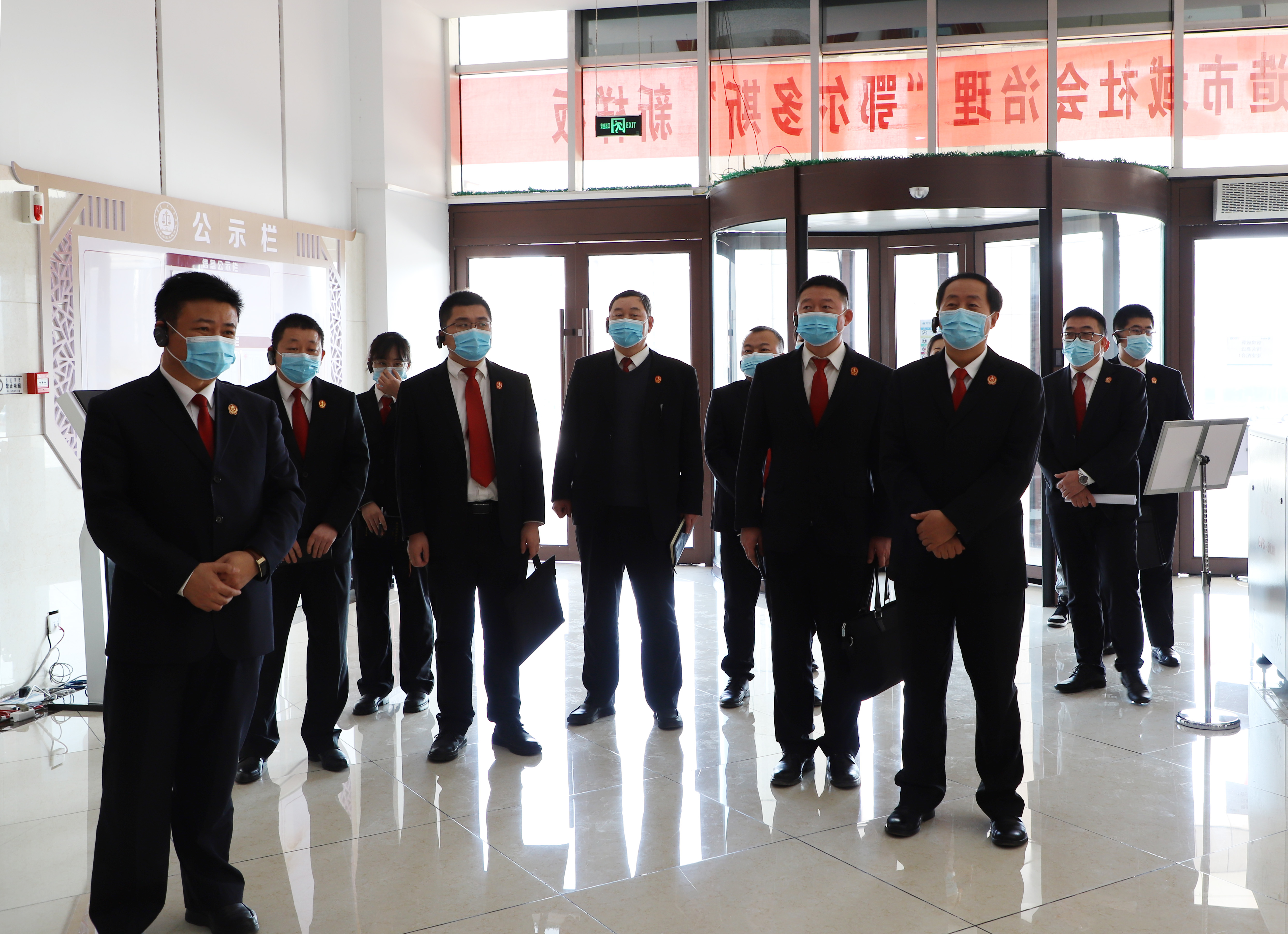 神木市法院赴伊金霍洛旗人民法院、东胜区人民法院考察学习