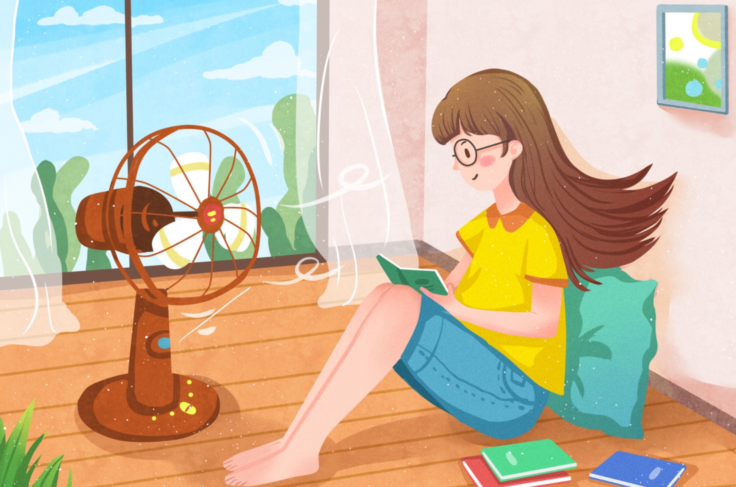 电风扇怎样放最凉快?外国物理老师巧用伯努利定律,演示正确用法