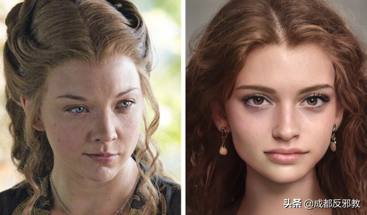 《权力的游戏》书中真实人物形象原来是这样，没想到电视剧改编这么大