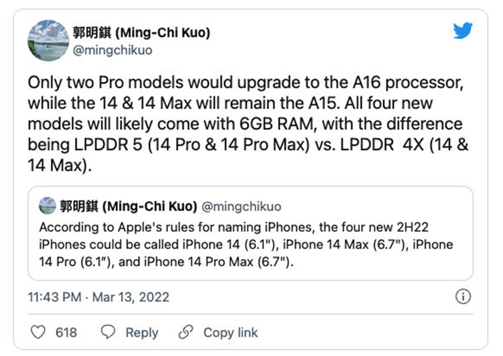 iPhone 14 Pro设计图曝光 镜头模组大小再提升