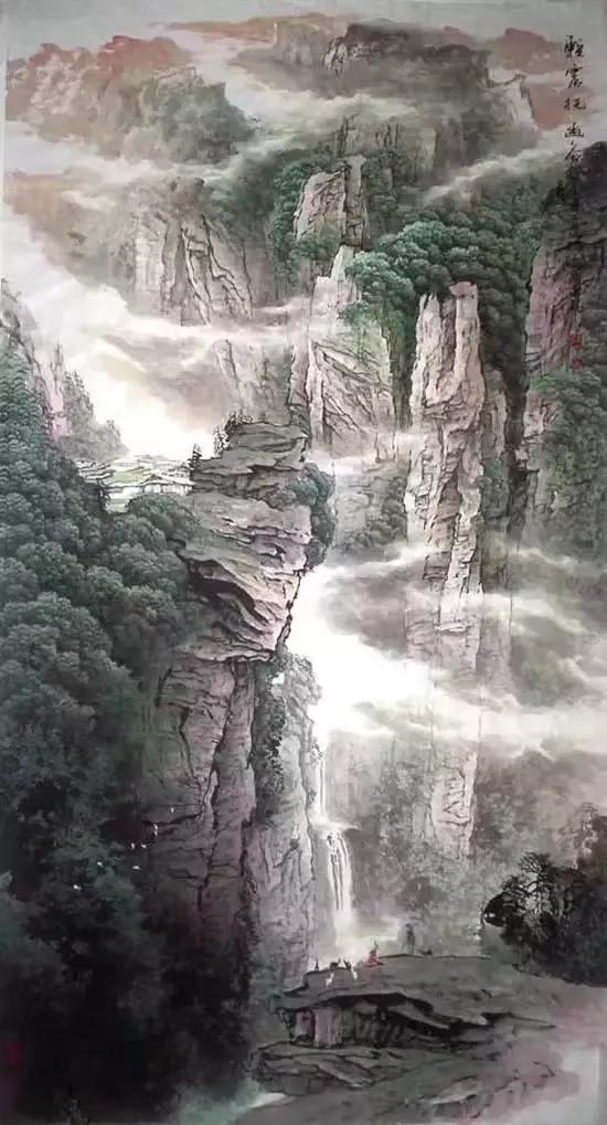 现代名家国画，中西元素八字风水家居画（一）