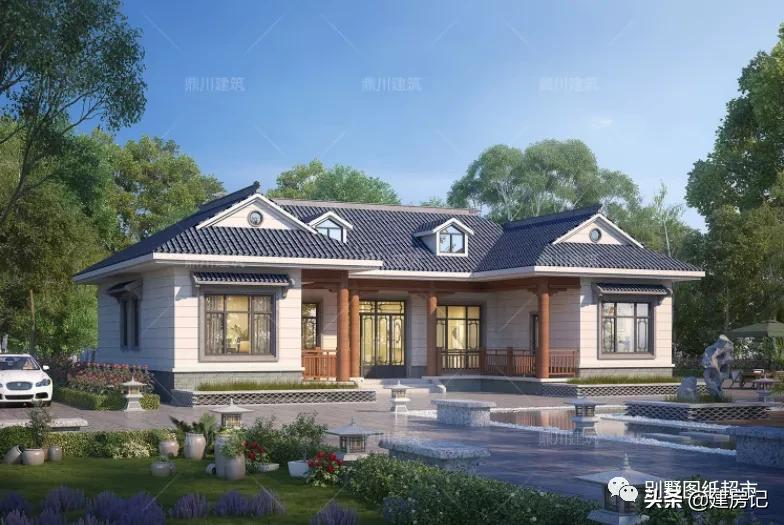 江西18款一层农村别墅,各有特色,低造价15万建房,人人都建得起
