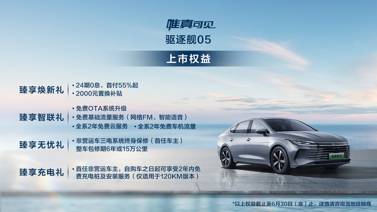 可油可电超长续航，比亚迪驱逐舰05上市，能否在市场乘风破浪？