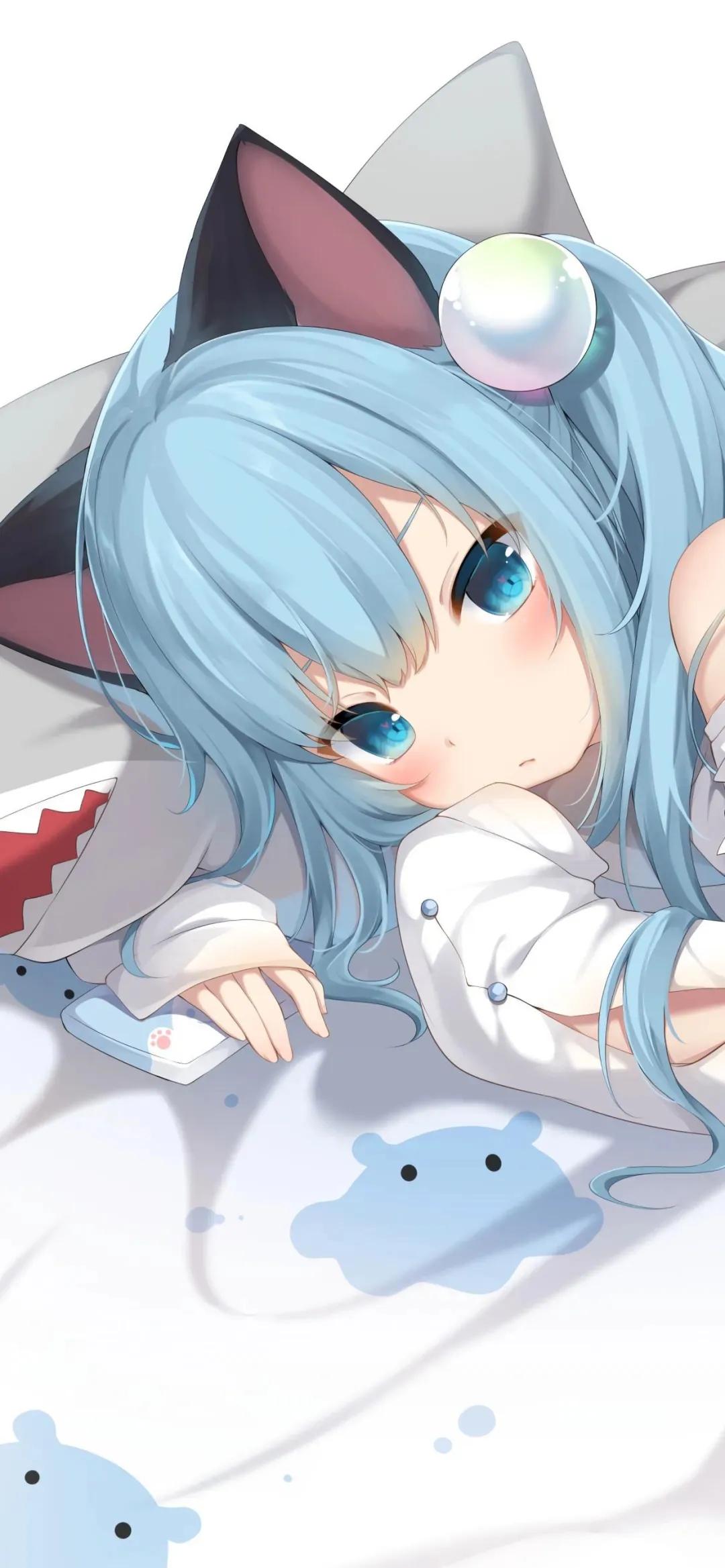 猫女二次元系列壁纸｜令人无法抗拒的萌神猫羽雫