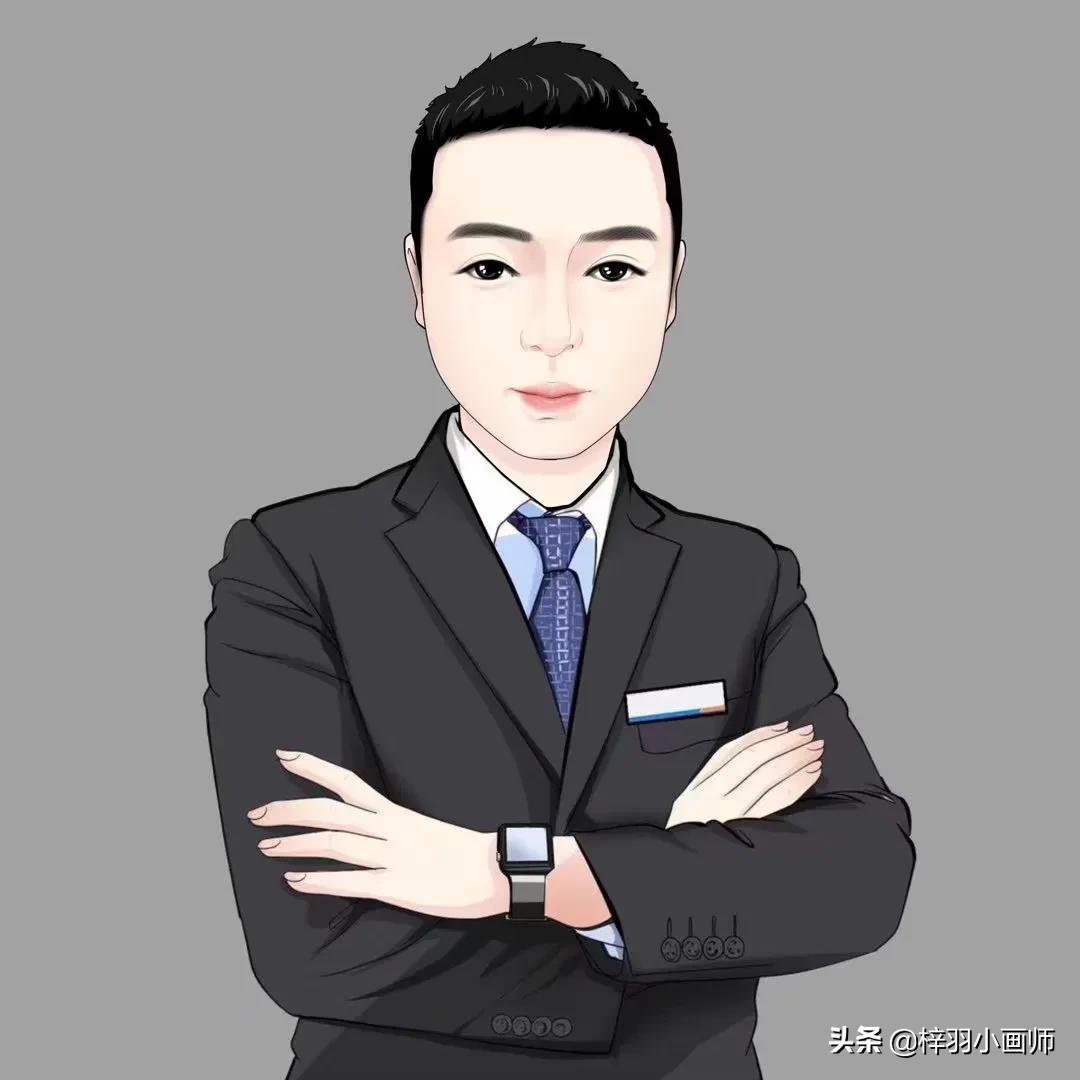 你的头像该换啦 简约风西装男士头像 成熟稳重自信大方