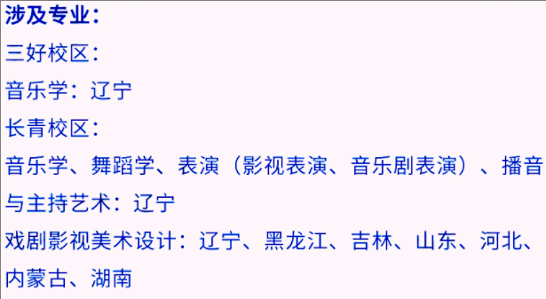 艺考生看过来收藏好！186所大学采取统考成绩招生艺术类专业