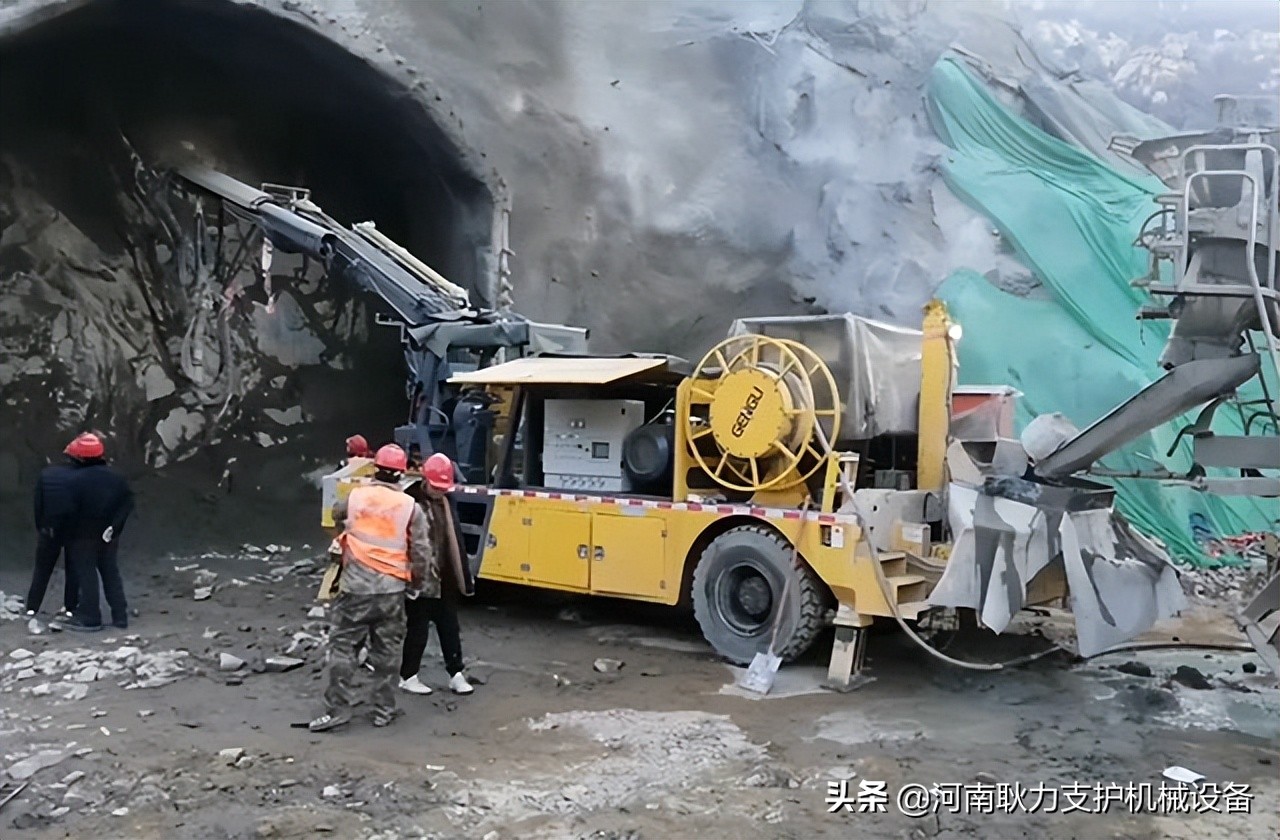 隧道智能混凝土喷浆机器人代替人工喷浆作业已成为发展趋势