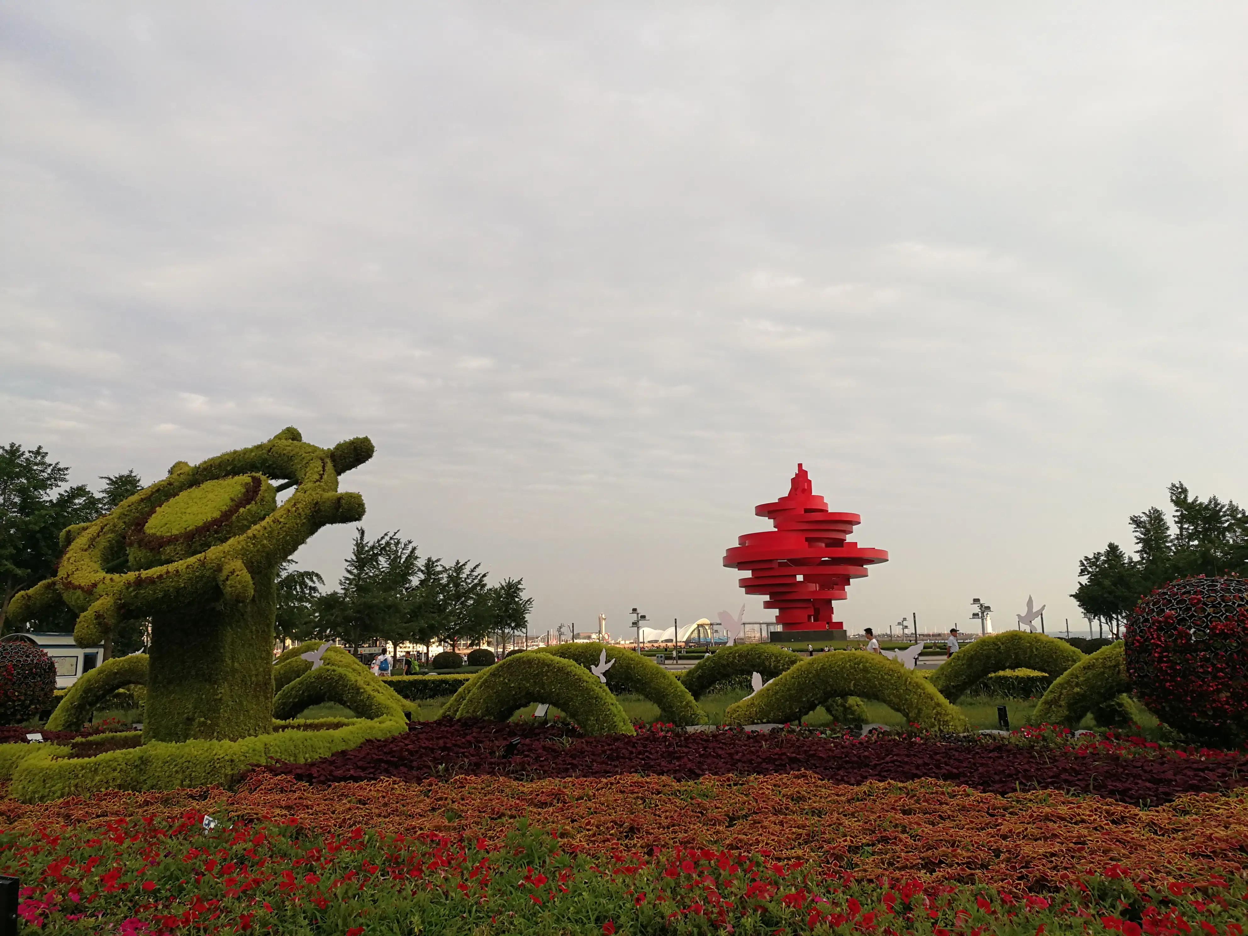 青岛五一广场崂山山顶泰山山顶此处连书中的1/10的美景都没有写到