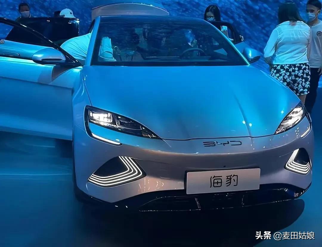 全新比亚迪海豹进店，对标特斯拉Model3，引围观，续航700公里