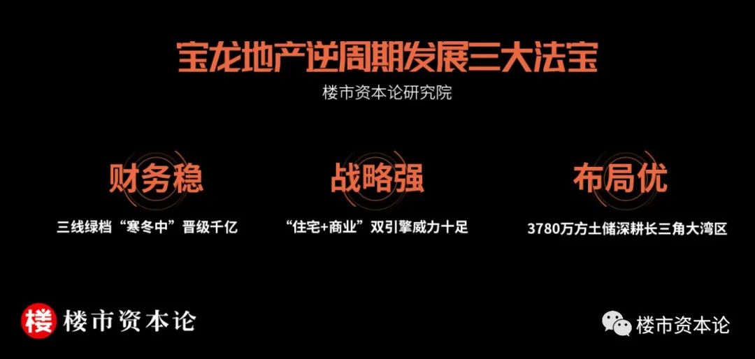 為黑鐵鍍金，寶龍地產成逆周期房企樣本的三大法寶
