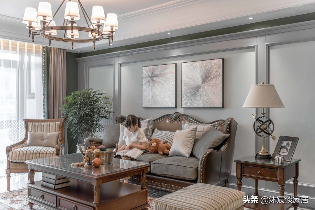 她不要“网红”风格，新家装成经典美式风，随处可见的优雅与浪漫