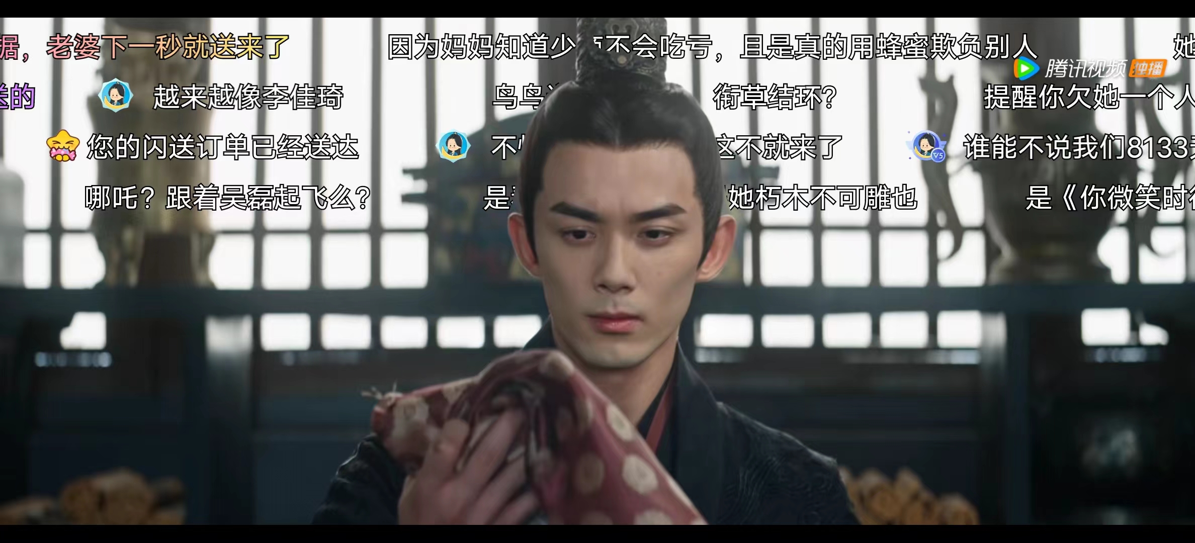 《星汉灿烂》弹幕①：小说的少年将军终于有脸了