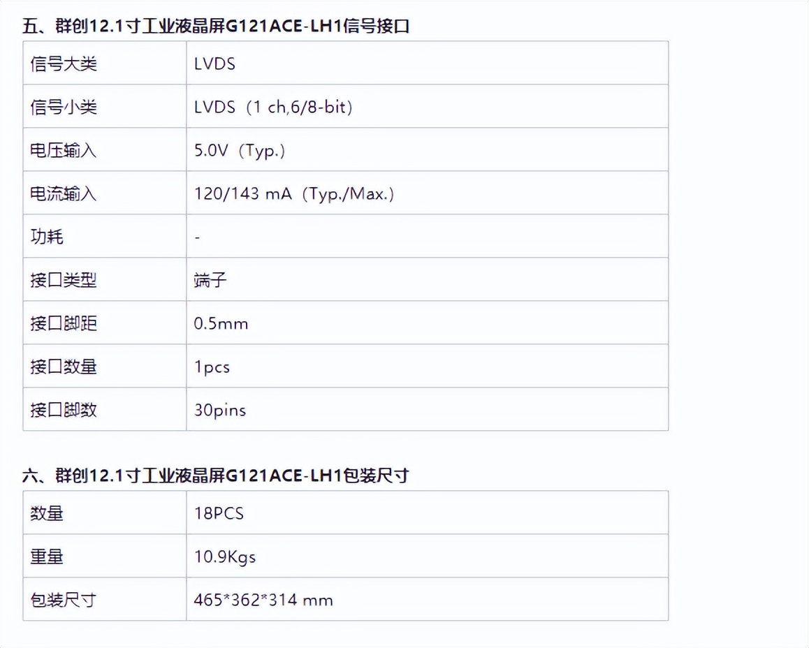 G121ACE-LH1群創(chuàng)12.1寸顯示屏-群創(chuàng)原廠屏