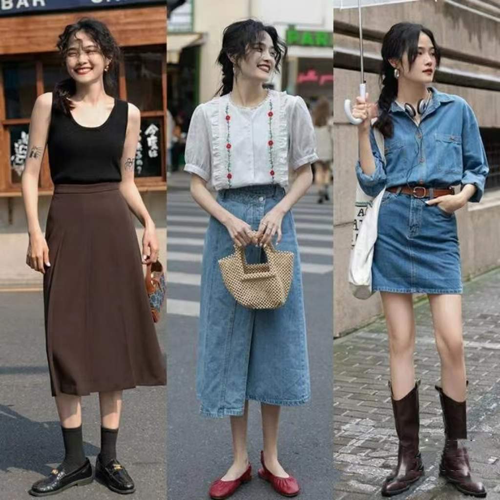 秋冬穿半裙，就搭“四双”鞋子，精致、优雅，还很洋气