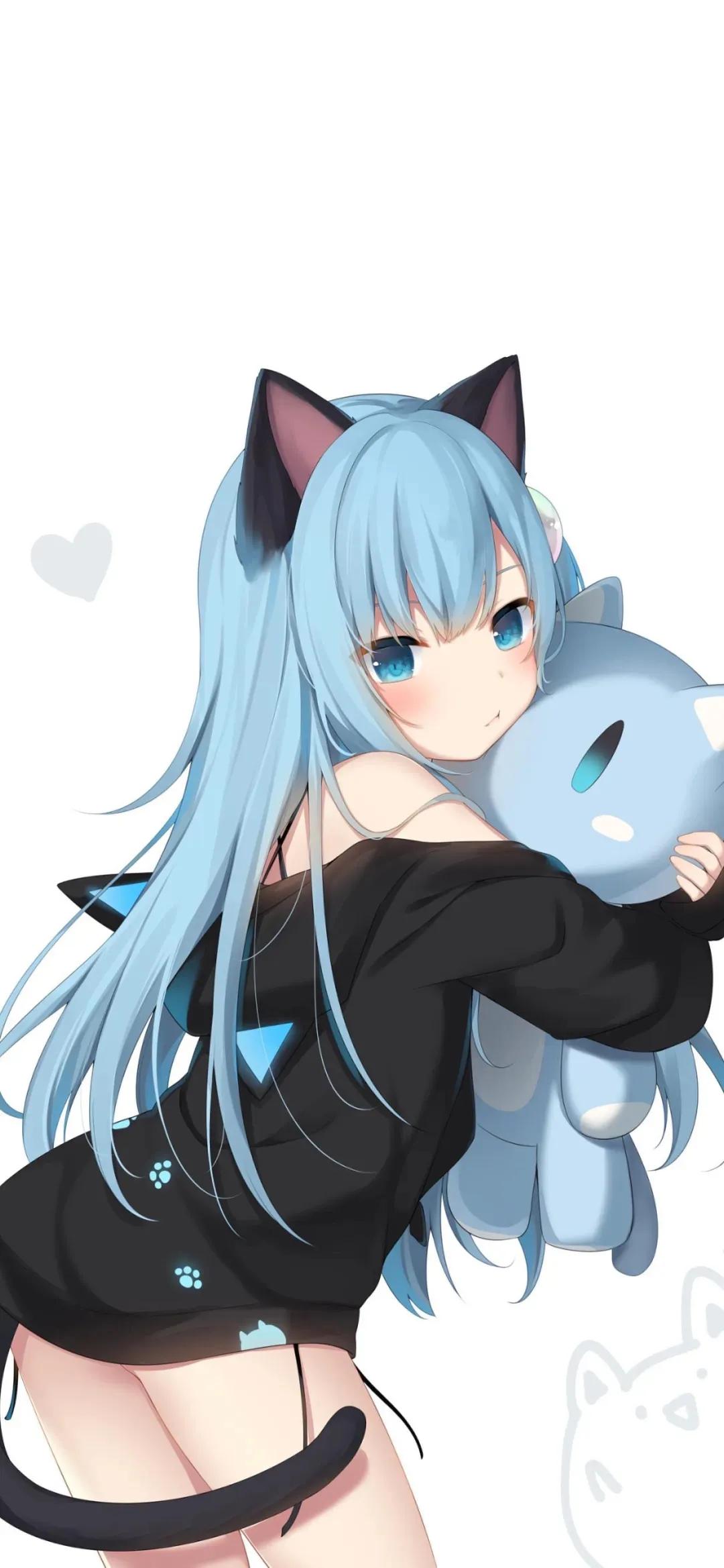 猫女二次元系列壁纸｜令人无法抗拒的萌神猫羽雫