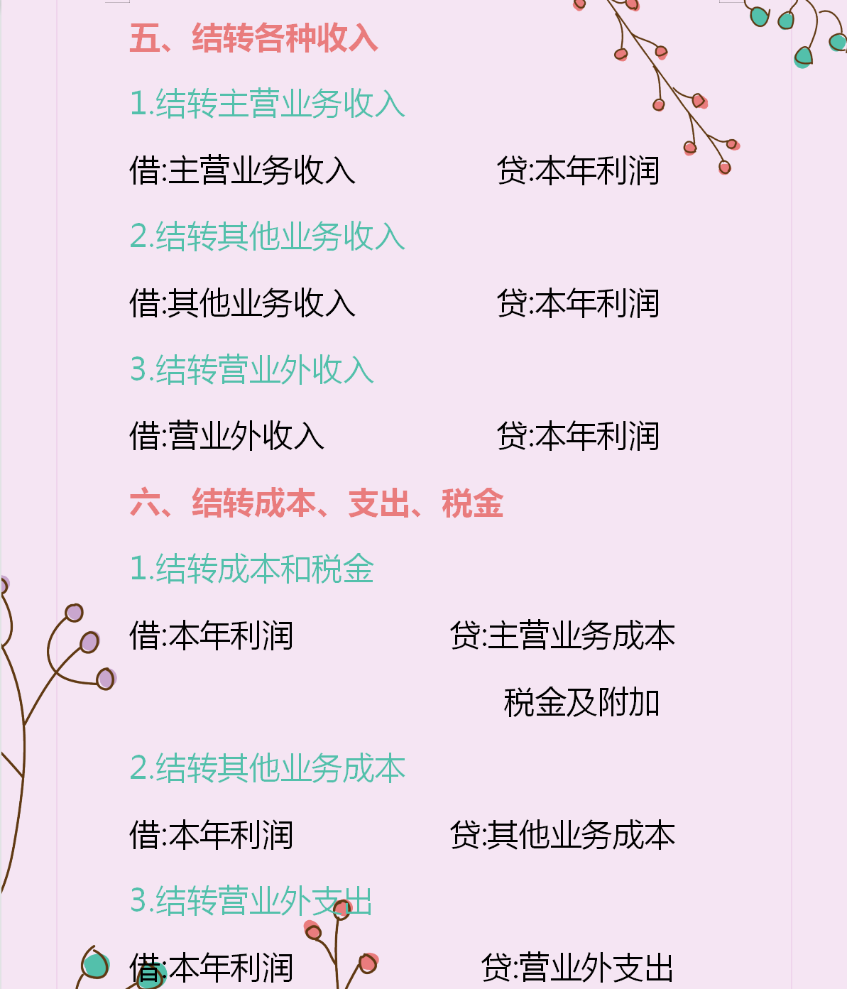 年末将至：老会计整理的年末结转会计分录，会计完成年末结转工作