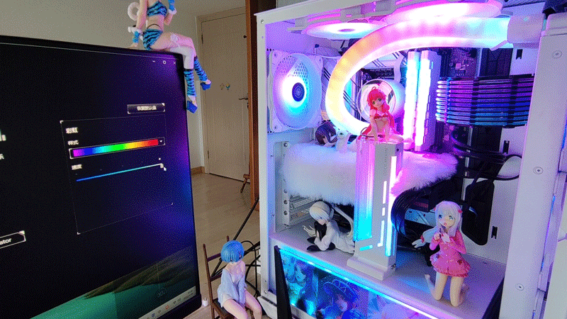 高冷的纯白机箱，灯光手办的秀场——微星氪金枪2白色限量版测评