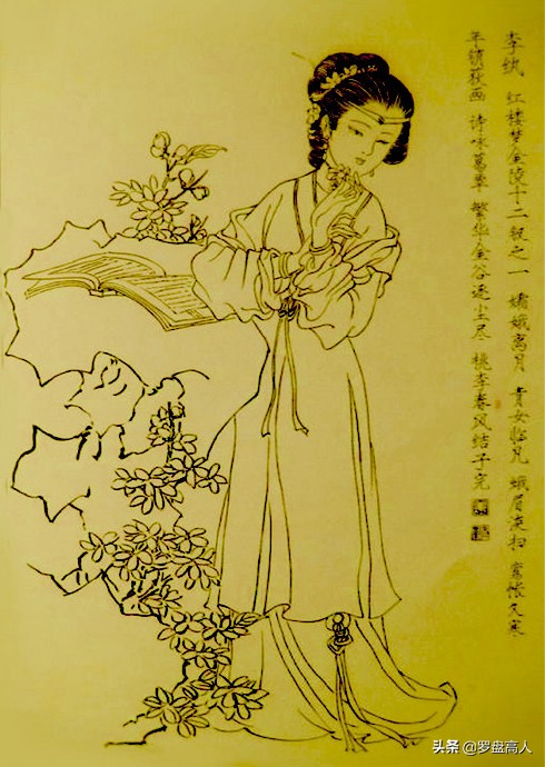 古代美女图(贺岁书画欣赏：古代小说与传说的仕女画像)