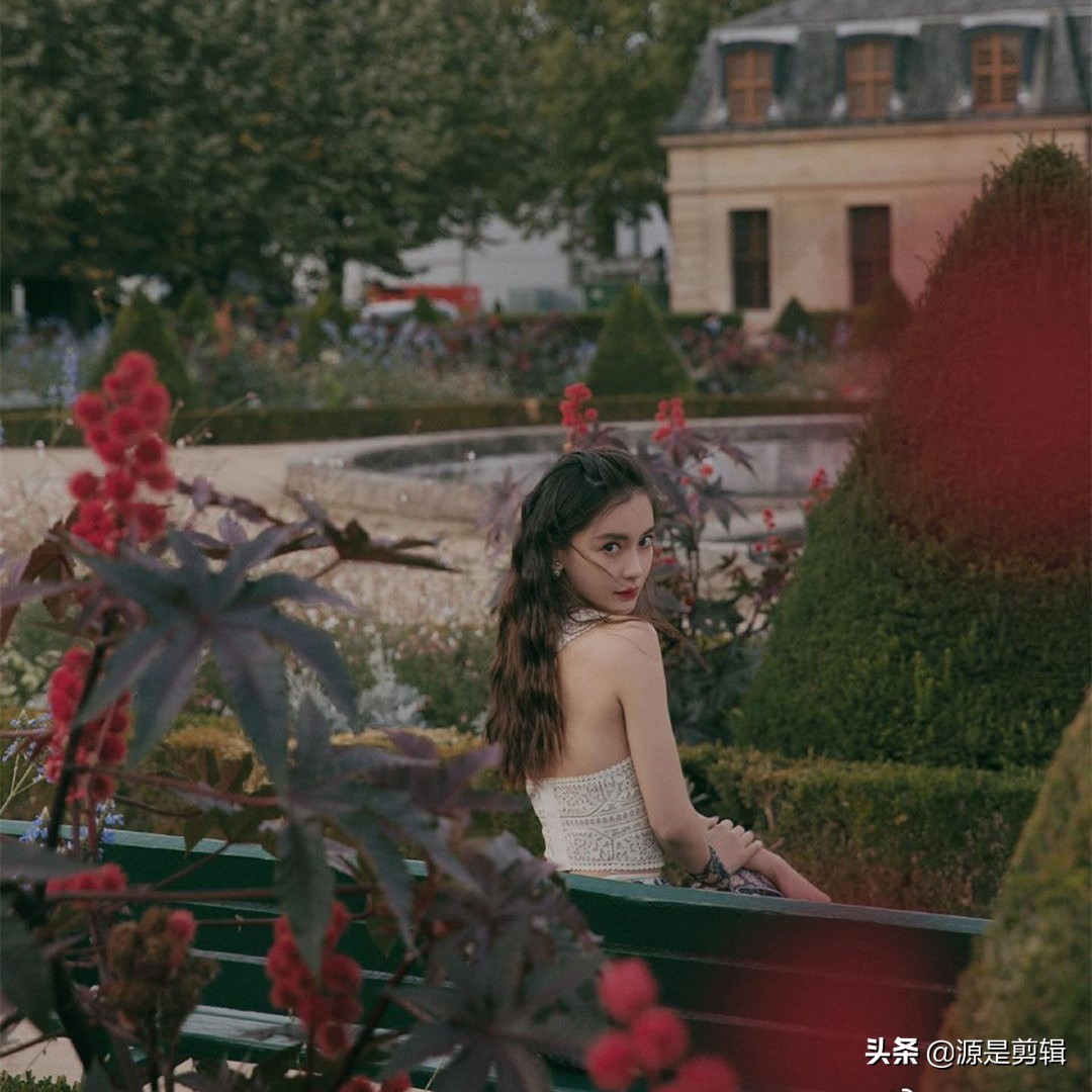 杨颖angelababy宛如孔雀起舞般的美丽