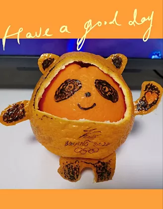 济南一村口惊现巨型冰墩墩！爆火后被村长连夜&ldquo;解救&rdquo;，网友：现在的我你高攀不起