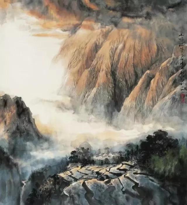 现代名家国画，中西元素八字风水家居画（一）