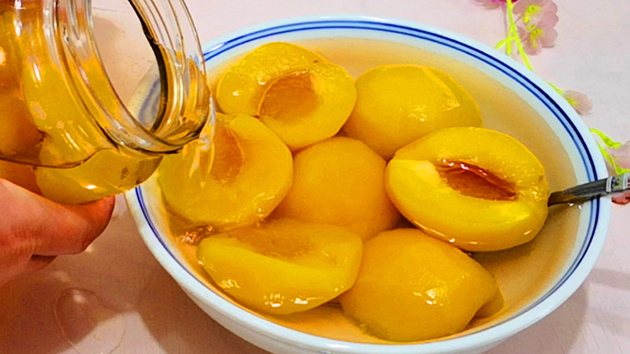 夏天要多吃桃子！一次煮好存冰箱，能从夏吃到冬，随吃随取特省事