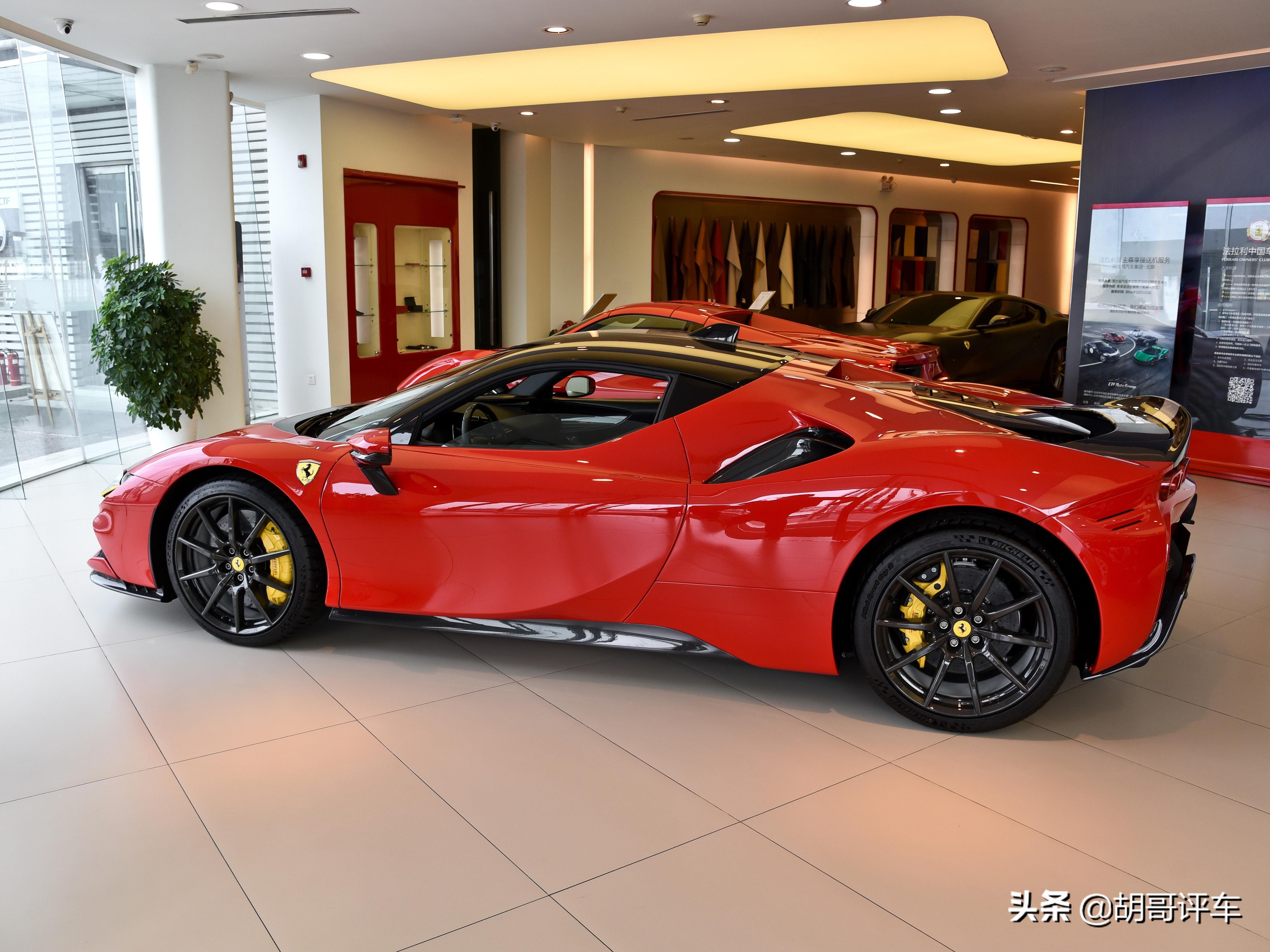 488.8万元起，顶级跑车，双门双座，实拍SF90