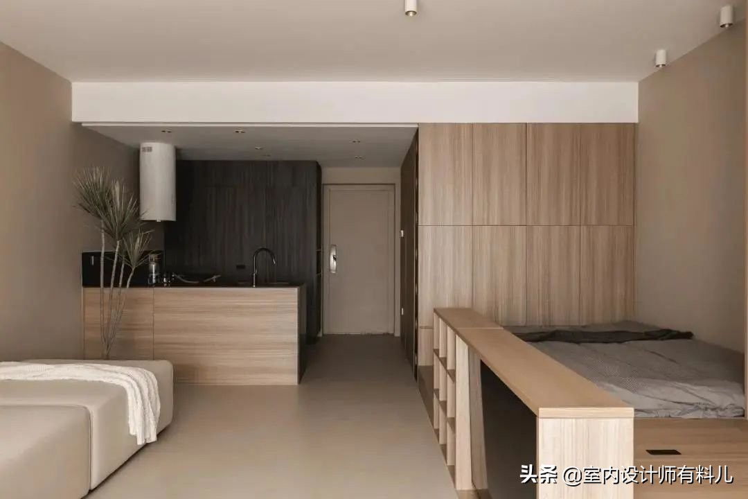 小户型中的天花板，38㎡的蜗居藏下所有，做到了极致，晒晒