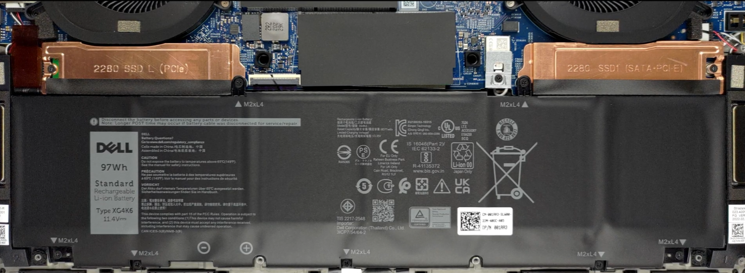 2022年戴尔最贵图形工作站17寸Precision 5770笔记本拆解评测