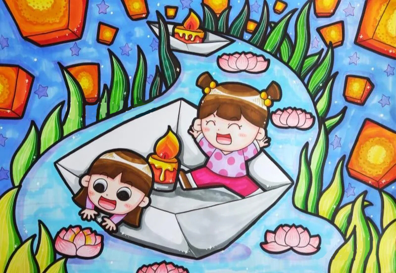 马克笔儿童画合集8/10