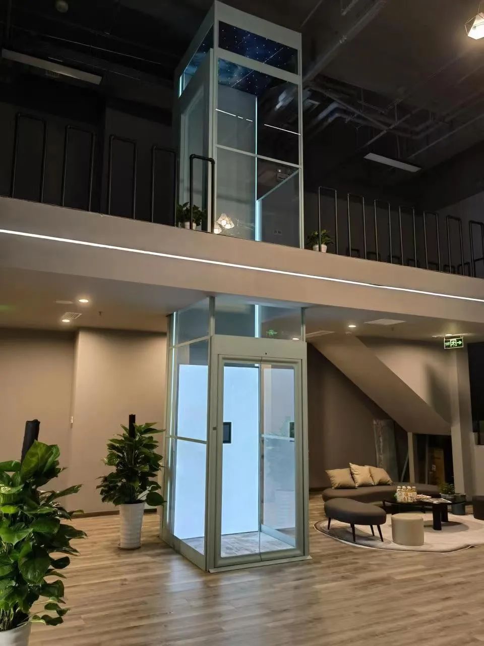 上峙螺杆家用电梯成都展厅