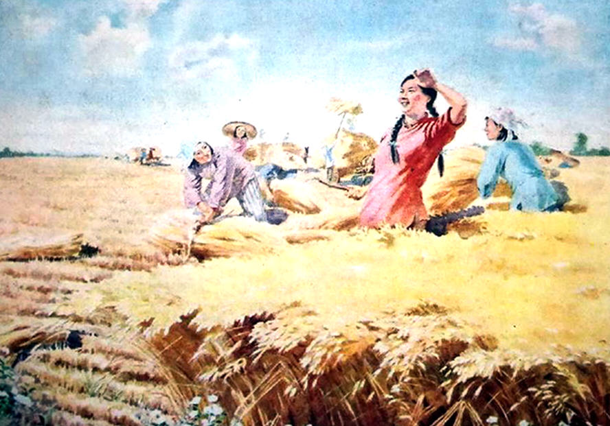 东方红封面｜毛主席和北京市第一届人大代表们合影-吕厚民摄影