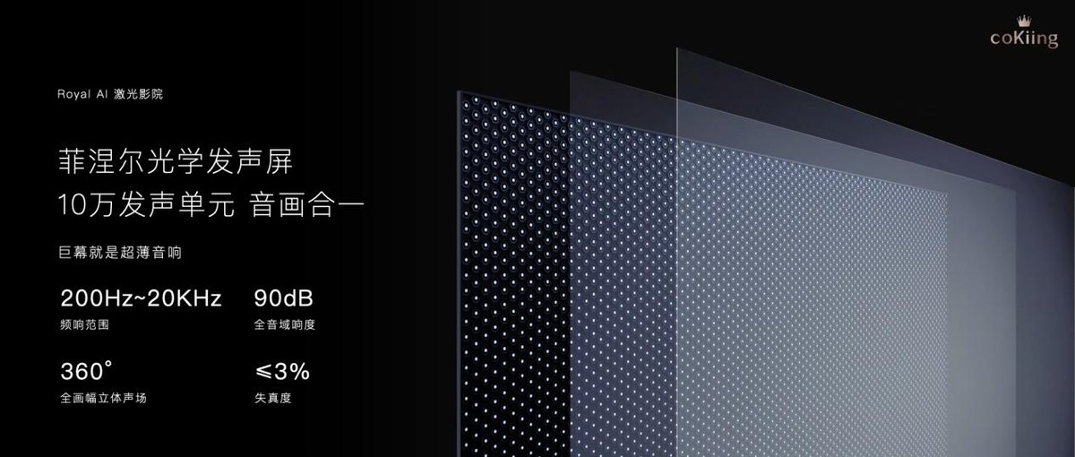 云米Royal AI激光影院售4万元,100〃影院级巨幕颠覆家庭娱乐体验