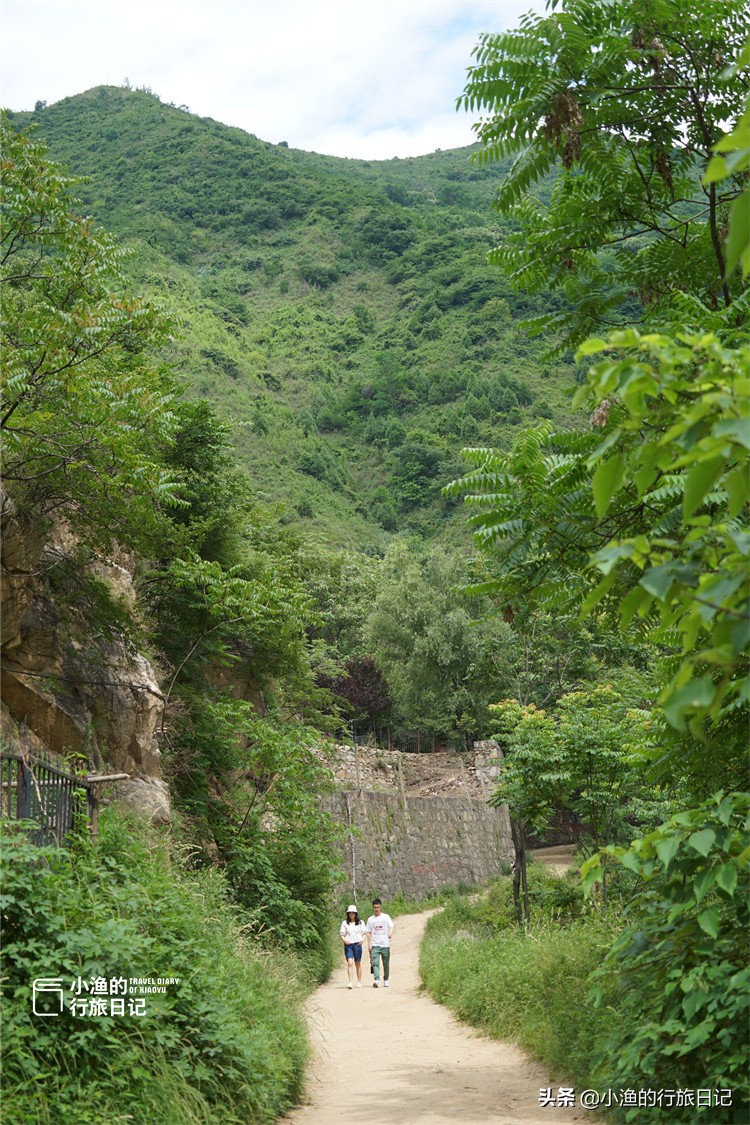 这条秦岭沟谷，一进山就能看到美景，老人、孩子来玩也合适