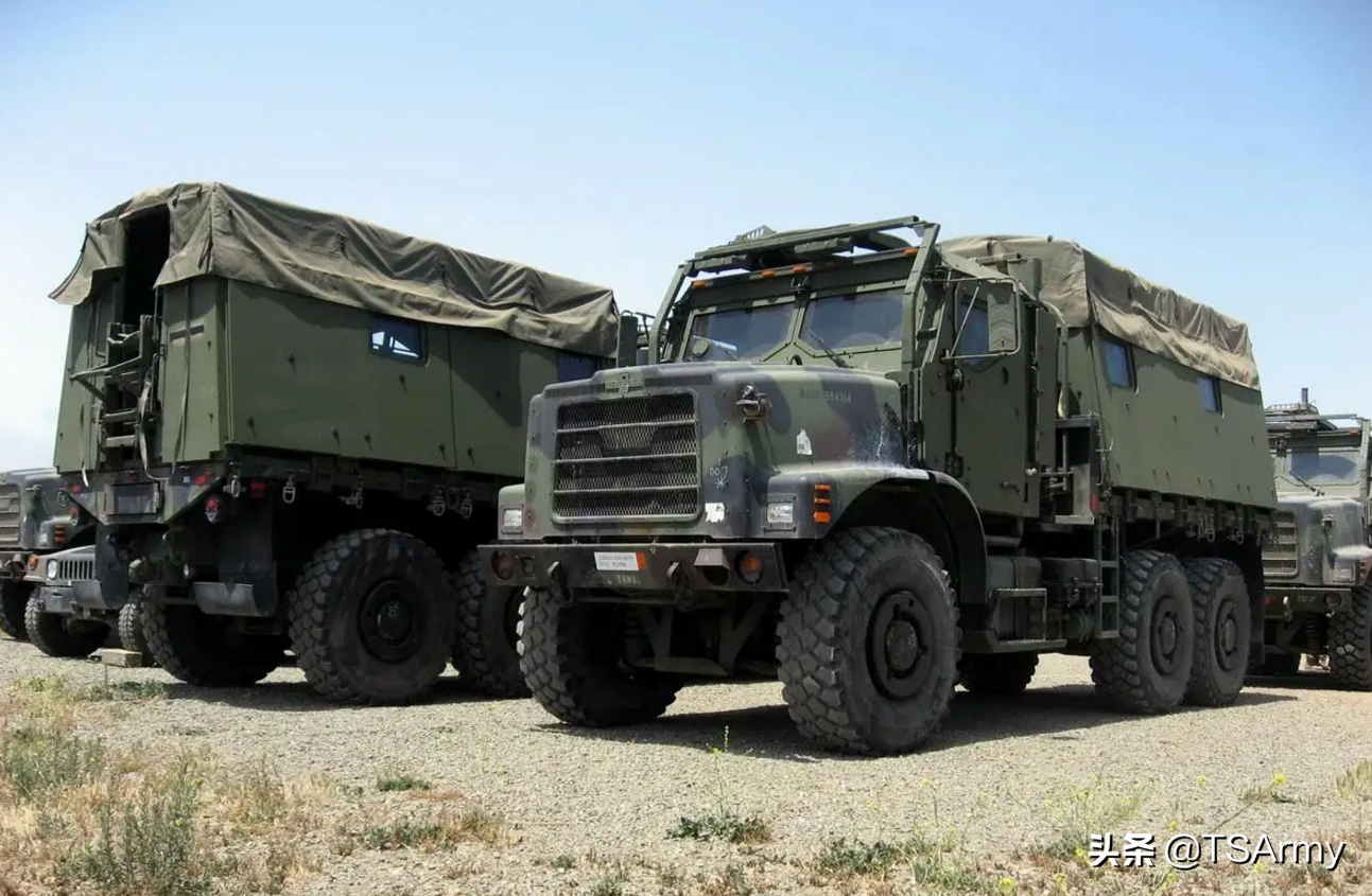 mtvr-7是专为海军陆战队所开发的一种军用卡车,并且车头具备模块能力