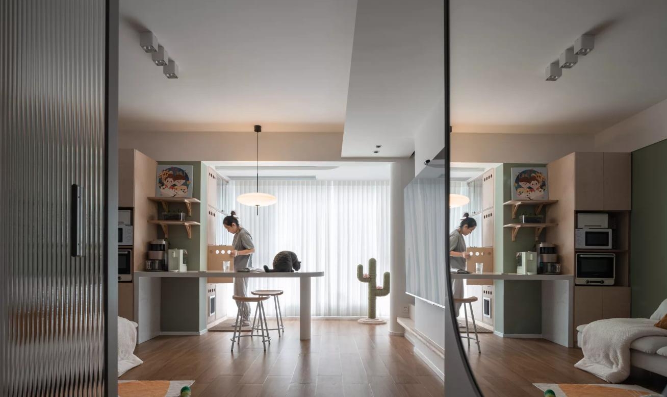 她家称为“改造天花板”都不为过！78㎡的户型，看不到丝毫的浪费