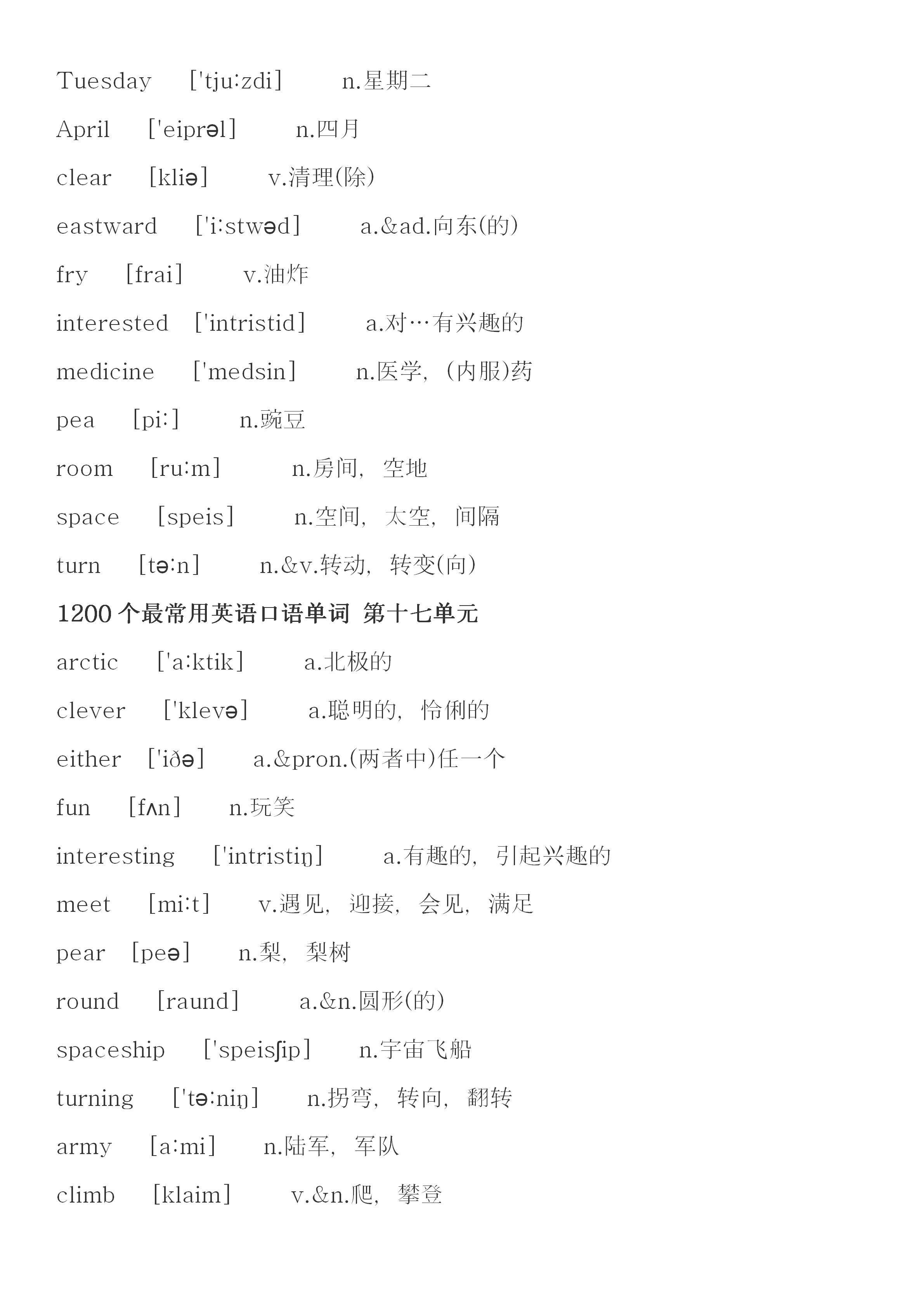 英语一共有多少个单词(高中英语1200个常用口语单词，及时收藏，轻松突破130 )