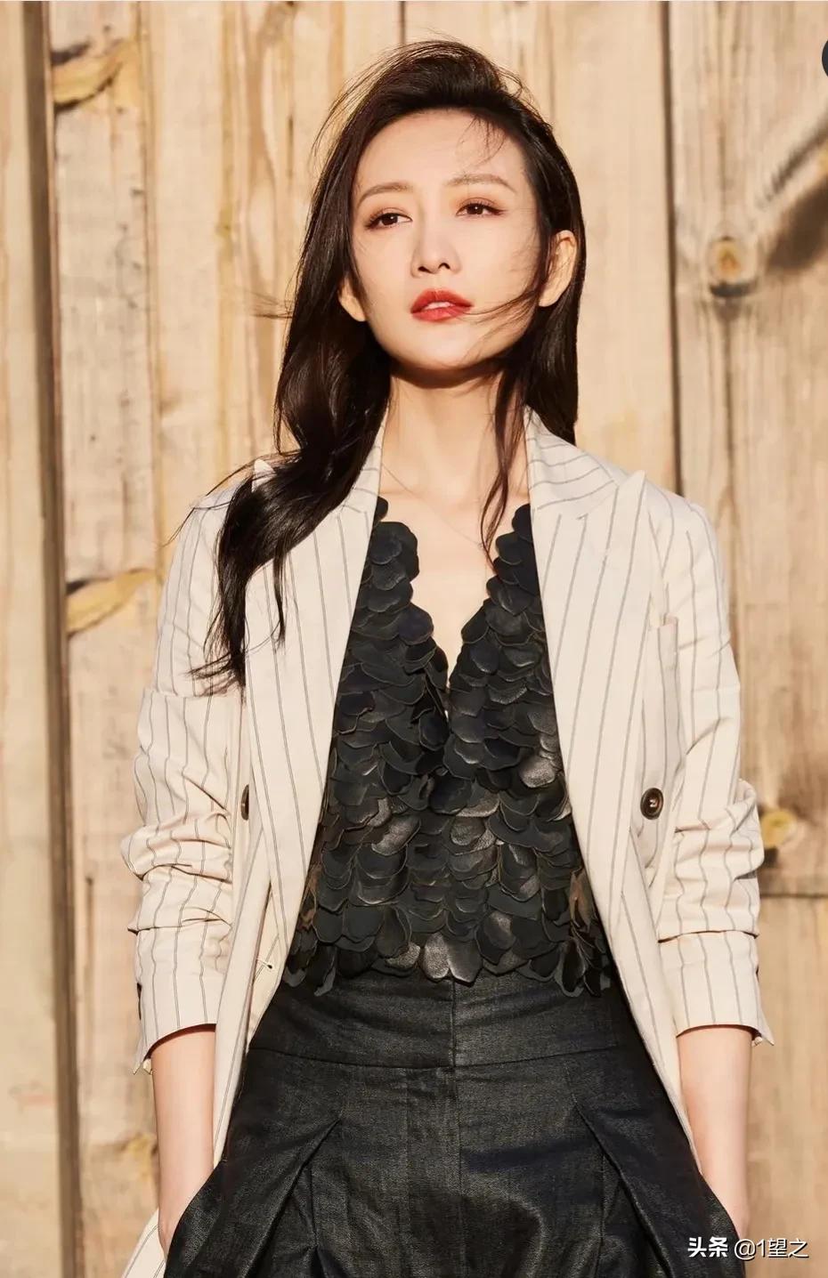 又飒又酷的女明星太美了