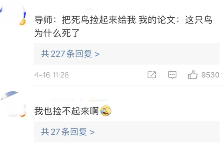 博士、硕士、本科论文有什么区别？学生3句话简单总结，懂得都懂