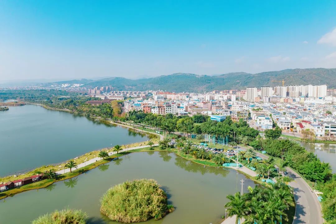 弥勒遍地是公园,湖泉生态园,红河水乡公园,甸溪河湿地公园,髯翁森林