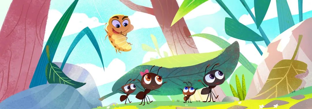 绘本系统课丨最流行的PS扁平纹理绘本风基础课＋提升课来了