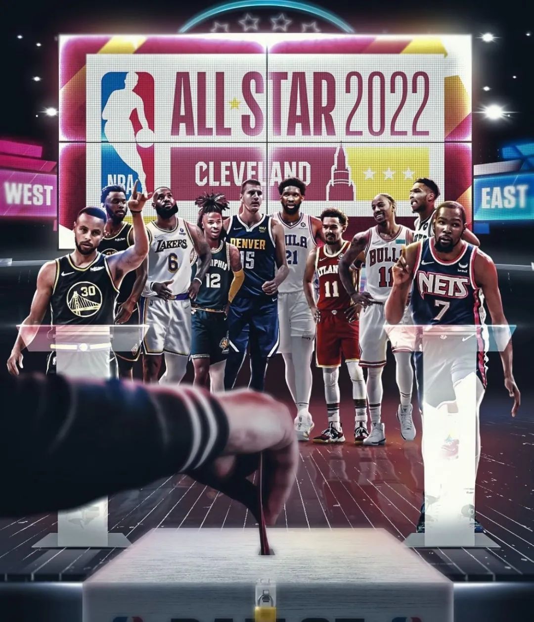 2019NBA全明星赛回放(詹姆斯逆转库里137万张全明星投票！湖人将对威少采取强硬手段)