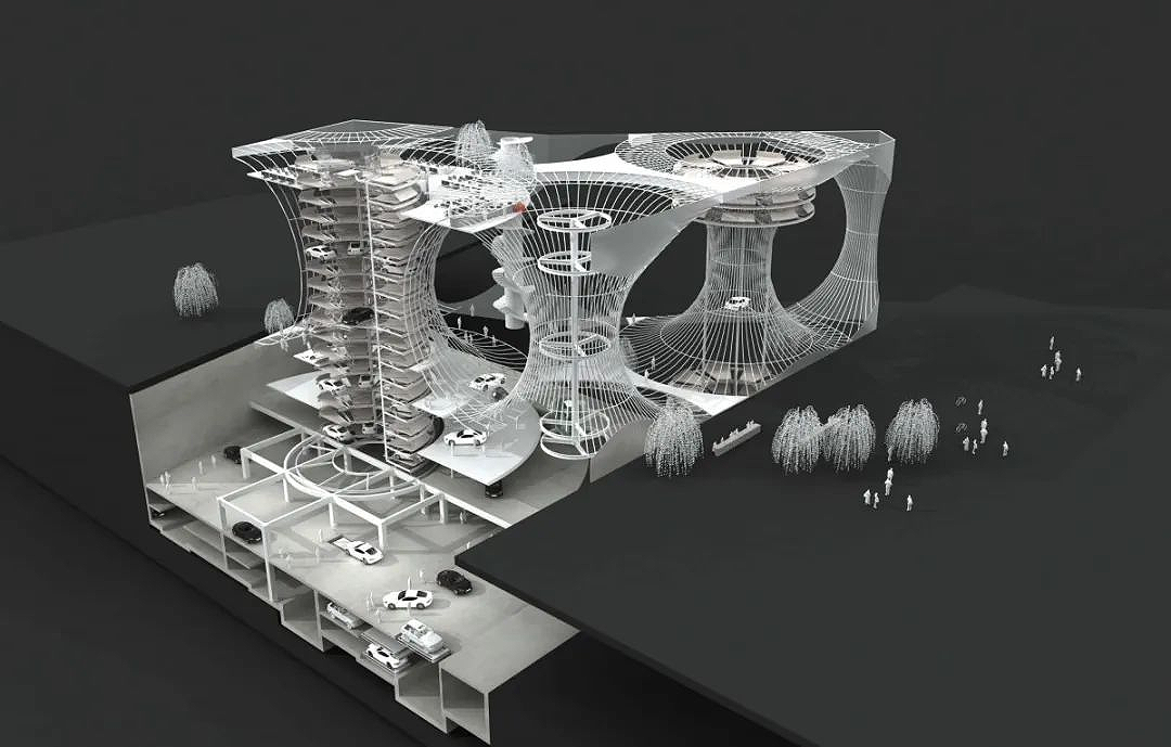 杭州未来停车场，科技型‘树冠’，一睹最新实景图