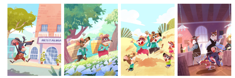 绘本系统课丨最流行的PS扁平纹理绘本风基础课＋提升课来了