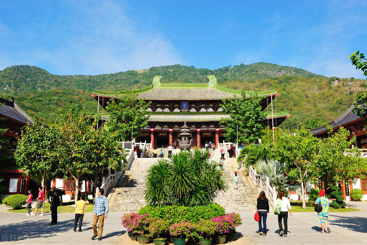三亚南山寺风景图片图片
