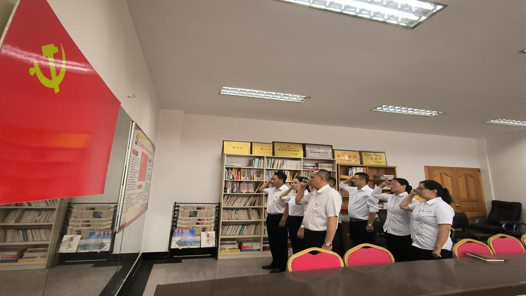 中国人寿集团南华县支公司党支部开展“七一”建党节活动