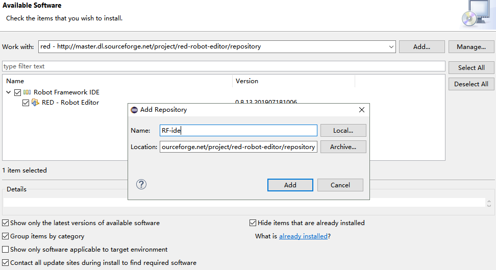 RobotFrameWork Web自动化测试之测试环境搭建